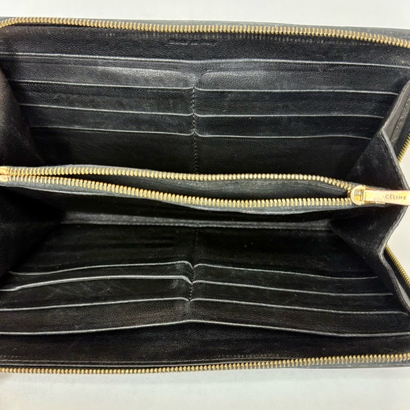 Celine Black Patent Leather Vintage Wallet - Picture 4 of 9